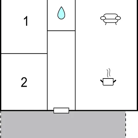 شقة 2 Bedroom Cozy In